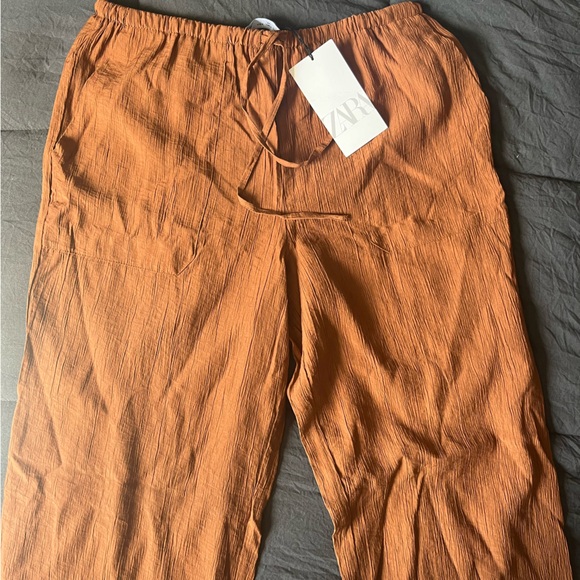 Zara Wide Leg Lounge Pants (NWT) - Picture 1 of 5